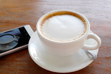 Hot coffee cup