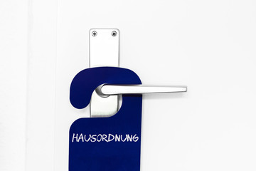 Hausordnung