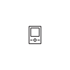 Portable player icon.Vector illustration.