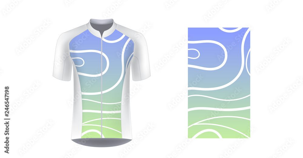 Poster cycling tour uniform