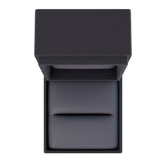 Open Empty Ring Box Isolated