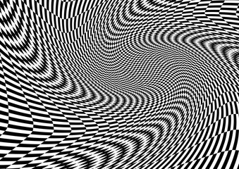 Abstract black and white swirl movement background