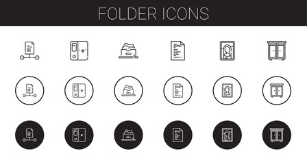 folder icons set
