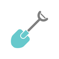 Camping shovel icon on white background for graphic and web design, Modern simple vector sign. Internet concept. Trendy symbol for website design web button or mobile app