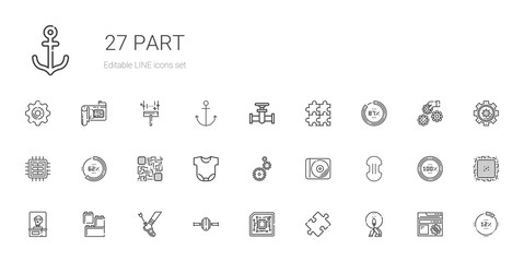 part icons set