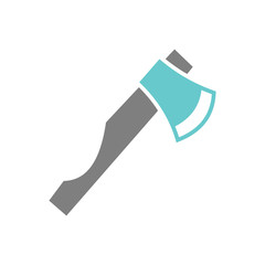 Camping axe on white background for graphic and web design, Modern simple vector sign. Internet concept. Trendy symbol for website design web button or mobile app