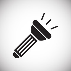 Camping light icon on white background for graphic and web design, Modern simple vector sign. Internet concept. Trendy symbol for website design web button or mobile app