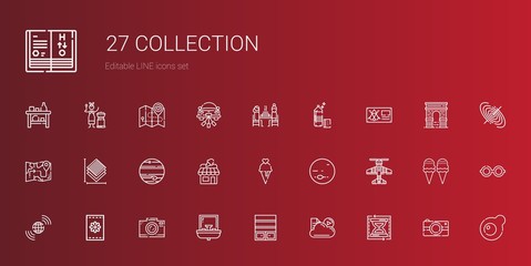 collection icons set