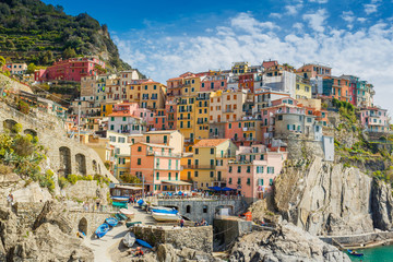 Fototapeta na wymiar Cinque Terre, Italy. Manarola