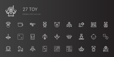 toy icons set