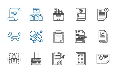 form icons set