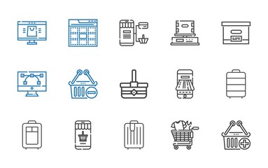 e-commerce icons set