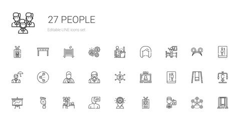 people icons set
