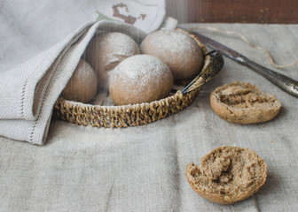 Homemade potato rolls