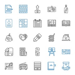 paper icons set