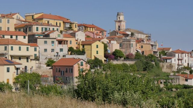 View of Diano Castello, Imperia, Liguria, Italy, Europe 