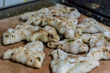 Fatayer stuffed with spinach