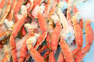fresh red sea crab claws