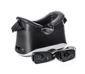Obraz premium VR. Virtual reality glasses on white background