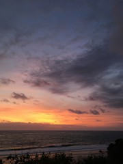 Naklejka na ściany i meble sunset on a beautiful beach