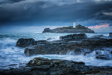 Godrevy lighthouse cornwall