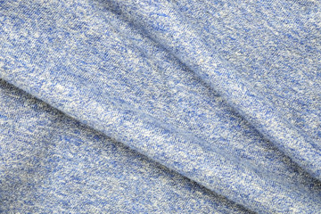 Light blue color background, Fabric texture.
