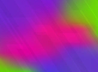 Abstract lines pattern technology on vivid color gradients background.
