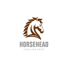 Horse Head Logo Vector