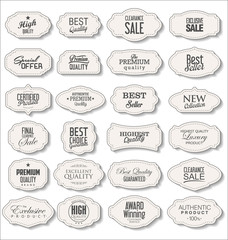 Obraz premium Wektor Vintage sprzedaż ramki i wysokiej jakości kolekcja