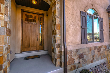 Facade of a beautiful home in Eagle Mountain Utah