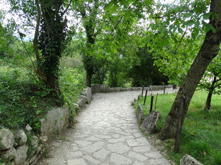 Fototapeta premium Chemin de pierres