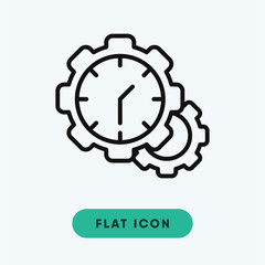 Time management vector icon
