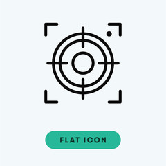 Center focus vector icon