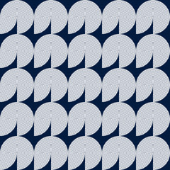 Creative geometrical shape seamless pattern