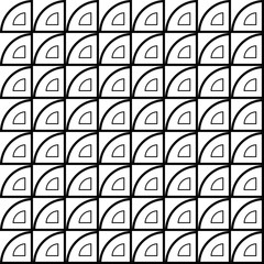 Creative geometrical shape seamless pattern