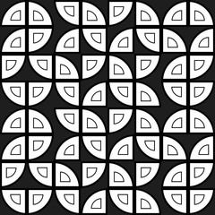 Creative geometrical shape seamless pattern
