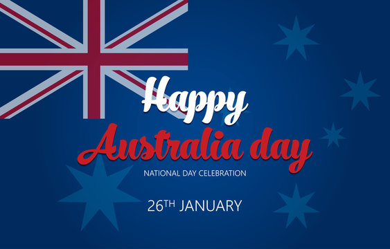 Australia Day. Banner for Australia National Day vector