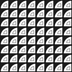 Creative geometrical shape seamless pattern
