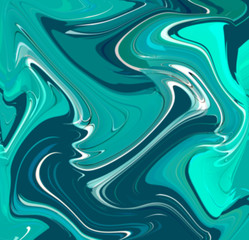 Abstraction images with chaotic shapes of metamorphosis. Transcendental transmutation in the image. Modern Art. Psychedelic picture.