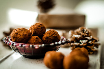 handmade chocolate truffle beautifully packaged