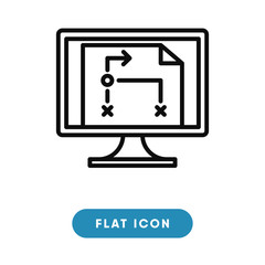 Planning vector icon