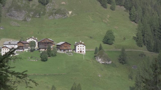 View of Castello di Andraz, Province of Bolzano, Dolomites, Italy, Europe