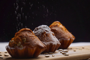 bread on wooden table