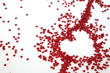 Herz aus kleinen Herzen