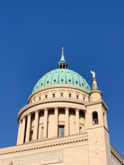 Potsdam Alter Markt Stadtschloß und Nikolaikirche