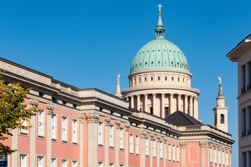 Landeshauptstadt Potsdam, das Stadtschloß heute Regierungssitz und Parlament des Bundeslandes Brandenburg