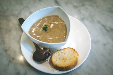 Parisian Mushroom Cream Soup