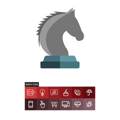 Horse vector icon