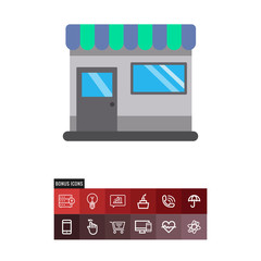 Store vector icon