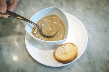 Parisian Mushroom Cream Soup